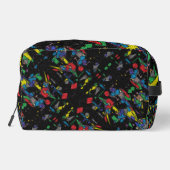 Geometriemechanisme zwart toilettasje (Achterkant)