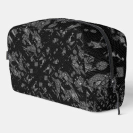 Geometriemechanisme zwart toilettasje