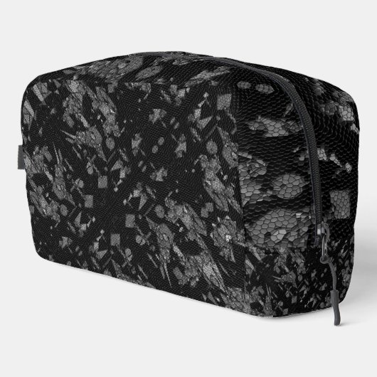 Geometriemechanisme zwart toilettasje (Rechterhoek)