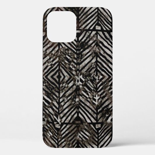 Geometriestextuur, creatieve herhaling van moderne Case-Mate iPhone case (Achterkant)