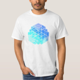 Geometriewolken T-shirt