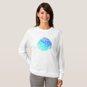 Geometriewolken T-shirt (Voorkant volledig)