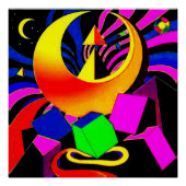 Geometrika Psychedelika 1 Perfect Poster (Voorkant)