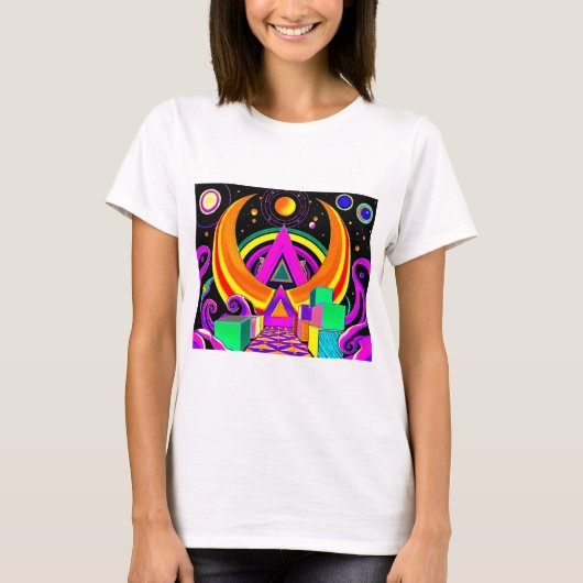 Geometrika Psychedelika 3 T-shirt (Voorkant)