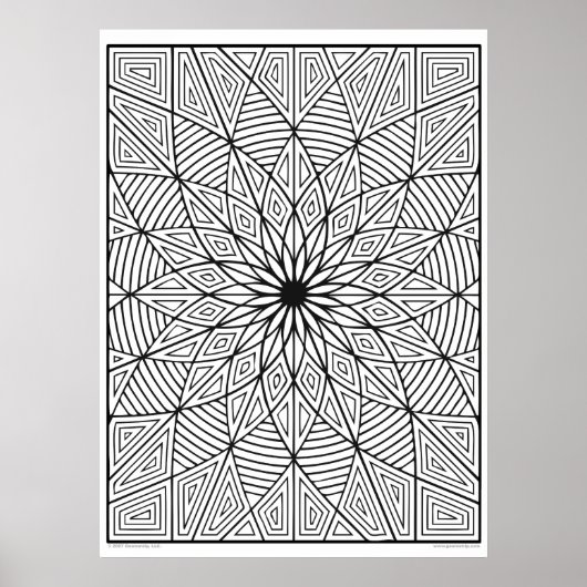 Geometrip Posters: #R1-2 Poster (Voorkant)