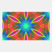 Geometrisch 160614 (01) rechthoekige sticker (Voorkant)