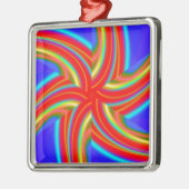 Geometrisch 160614 (04) metalen ornament (Links)