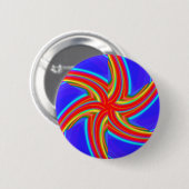 Geometrisch 160614 (04) ronde button 5,7 cm (Voorkant /achterkant)