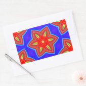 Geometrisch 160614 (05) rechthoekige sticker (Envelop)