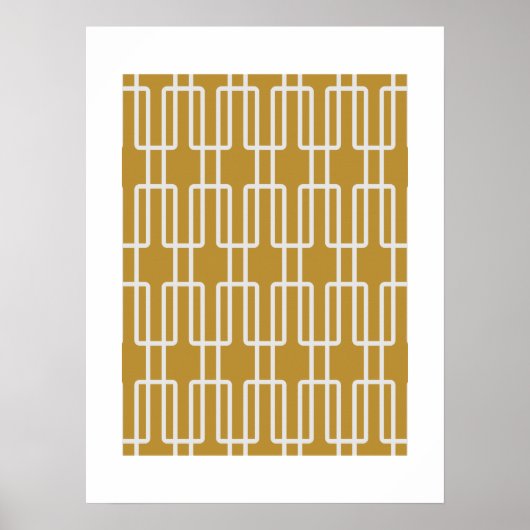 Geometrisch 1 Abstract patroon Poster (Voorkant)