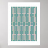 Geometrisch 1 Abstract patroon Poster (Voorkant)