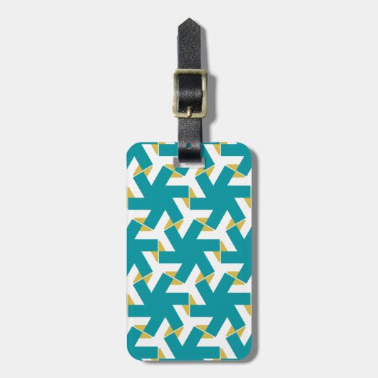 Geometrisch 230614 (03) bagagelabel (Voorkant verticaal)