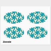Geometrisch 230614 (03) ovale sticker (Vel)