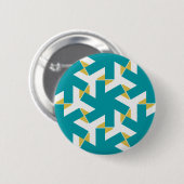 Geometrisch 230614 (03) ronde button 5,7 cm (Voorkant /achterkant)