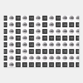 Geometrisch 2 Logo Patroonontwerp Inpakpapier Vel