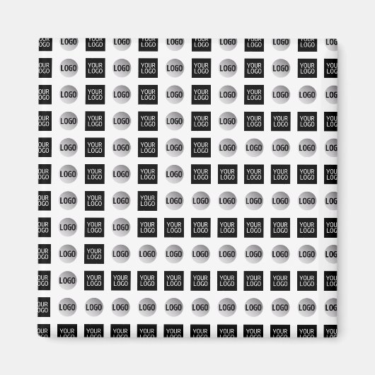 Geometrisch 2 Logo-patroonontwerp Magneet (Voorkant)