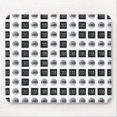 Geometrisch 2 Logo-patroonontwerp Muismat (Voorkant)