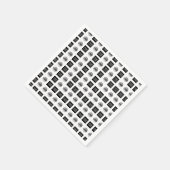 Geometrisch 2 Logo-patroonontwerp Servet (Hoek)