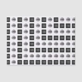 Geometrisch 2 Logo-patroonontwerp Tissuepapier