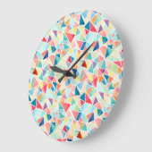 Geometrisch 2K Patroon Paar Teenslippers Grote Klok (Hoek)