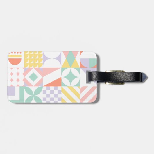 geometrisch #32 bagagelabel (Achterkant horizontaal)