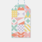 geometrisch #32 cadeaulabel (Achterkant)