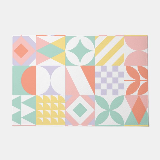 geometrisch #32 deurmat (Voorkant)