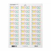 geometrisch #32 etiket (Full Sheet)