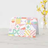 geometrisch #32 kaart (Gele Bloem)