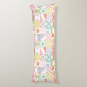 geometrisch #32 lichaamskussen (Voorkant Verticaal)