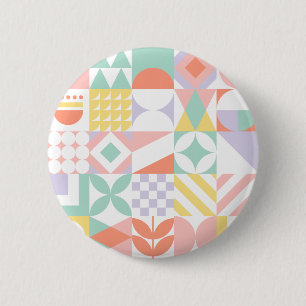 geometrisch #32 ronde button 5,7 cm