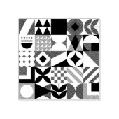 geometrisch #32 rubberstempel (Afrduk)