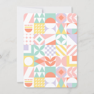 geometrisch #32 save the date