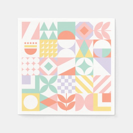 geometrisch #32 servet (Voorkant)