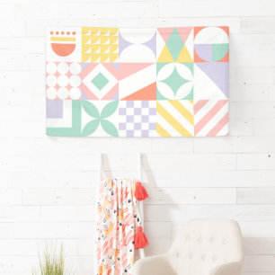 geometrisch #32 spandoek