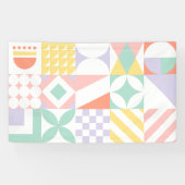 geometrisch #32 spandoek (Horizontaal)