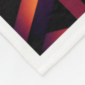 Geometrisch 3D Optische Illusiepatroon Fleece Deke Deken (Hoek)