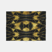 Geometrisch #639 fleece deken (Voorkant (Horizontaal))