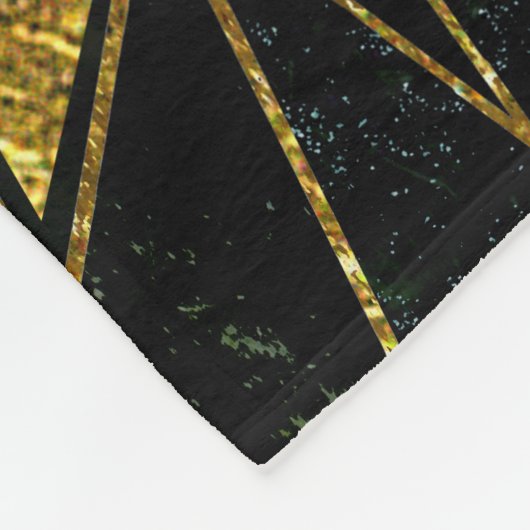 Geometrisch #639 fleece deken (Hoek)