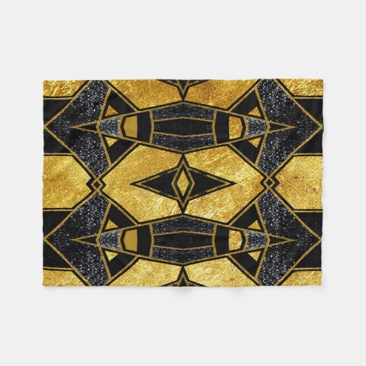 Geometrisch #935 fleece deken (Voorkant (Horizontaal))