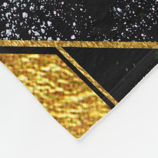 Geometrisch #935 fleece deken (Hoek)