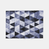 Geometrisch #965 fleece deken (Voorkant (Horizontaal))