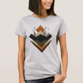 geometrisch aardelement t-shirt (Voorkant)