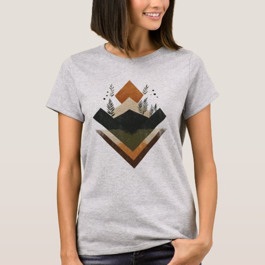 geometrisch aardelement t-shirt (Voorkant)