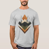 geometrisch aardelement t-shirt (Voorkant)