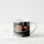 geometrisch aardewerk espresso kop (Rechts)