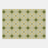 Geometrisch aardpatroon nr. 4 inpakpapier vel (Voorkant 2)