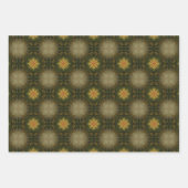 Geometrisch aardpatroon nr. 4 inpakpapier vel (Voorkant)