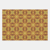 Geometrisch aardpatroon nr. 7 inpakpapier vel (Voorkant 3)