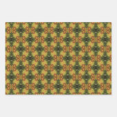 Geometrisch aardpatroon nr. 7 inpakpapier vel (Voorkant)